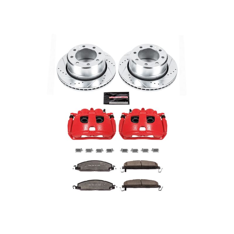 Power Stop Z36 Truck & Tow Rear Brake Kit w/Calipers — Fits 2009-2010 Dodge Ram 2500/3500 & 2011-2018 Ram 2500/3500