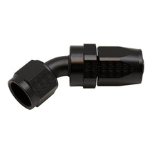 Cargar imagen en el visor de la galería, DeatschWerks 8AN Female Swivel 45-Degree Hose End CPE - Anodized Matte Black