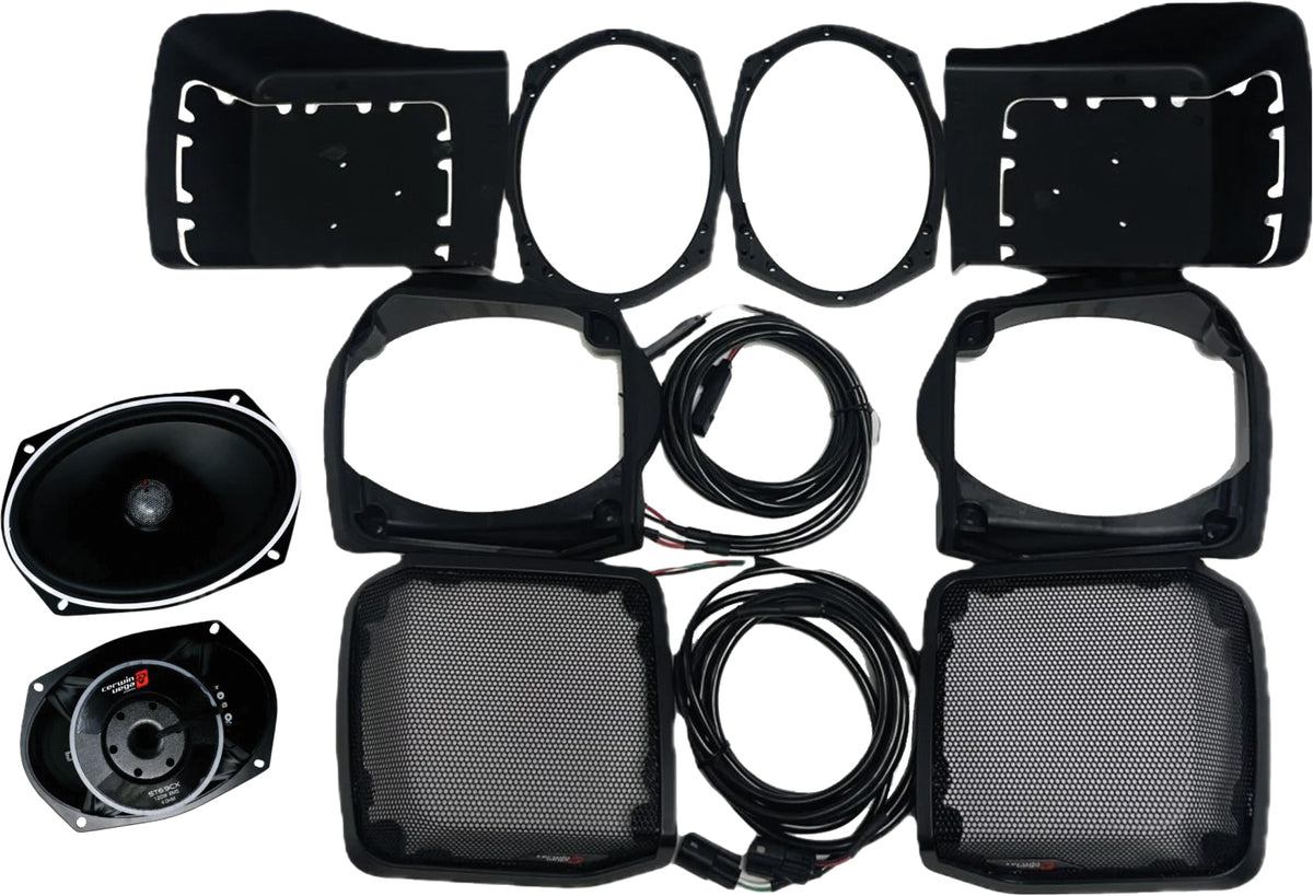 Cerwin Vega 6"X9" CUT in LID KIT w/ PH694 FLH/T 1998-2013 Bags (RPMPH69413LK)