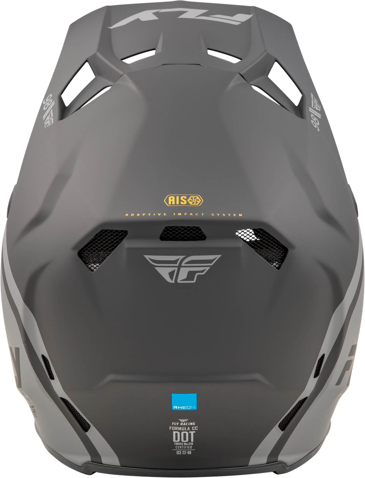 Fly Racing Youth Formula CC Objective Helmet Matte Black/Grey YL (73-4346YL)