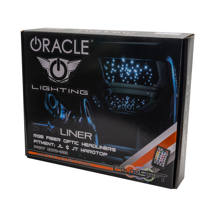 ORACLE Lighting StarLINER ColorSHIFT Fiber Optic Hardtop Headliner — Fits 2018-2024 Jeep Wrangler JL & Gladiator JT