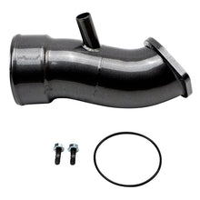 Cargar imagen en el visor de la galería, Wehrli 20-24 Chevrolet 6.6L L5P Duramax 3.5in Intake Horn w/PCV Port - Gloss Black