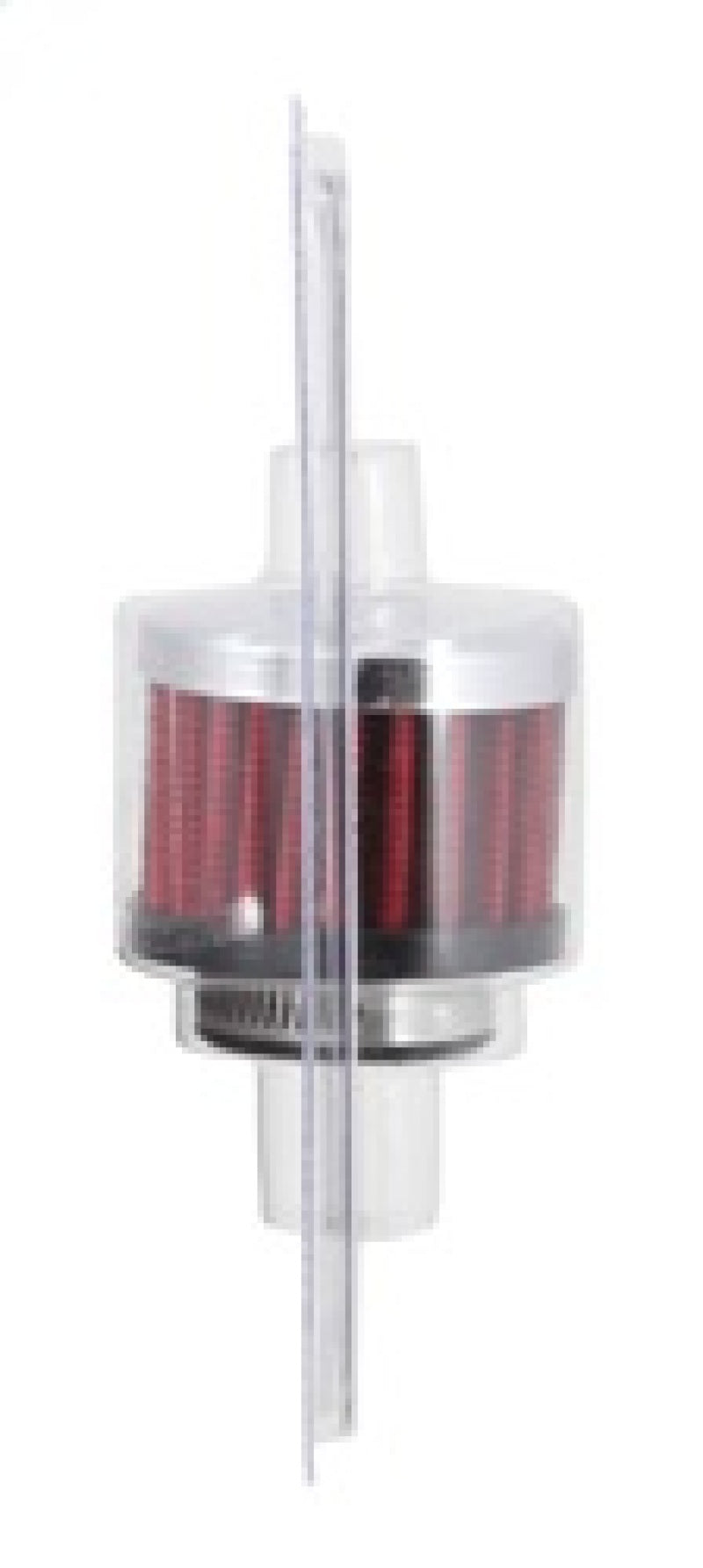 K&N 62-1370 Crankcase Vent Filter - 1in Flange ID Rubber Base Clamp-On