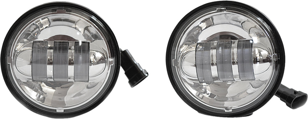 Pathfinder 4.5" LED Passing Lamps Chrome High Definition (HDPL2C)