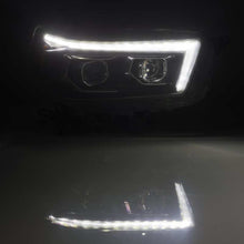 Load image into Gallery viewer, AlphaRex 10-13 Toyota 4Runner LUXX LED Proj Headlights Plank Style Black w/Seq Signal/DRL