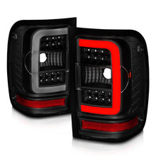 Cargar imagen en el visor de la galería, ANZO 01-11 Ford Ranger LED Taillights - Black Housing w/ Smoke Lens &amp; Light Bar