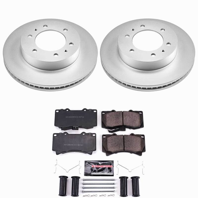 Power Stop 06-10 Hummer H3 Front Z23 Coated Brake Kit