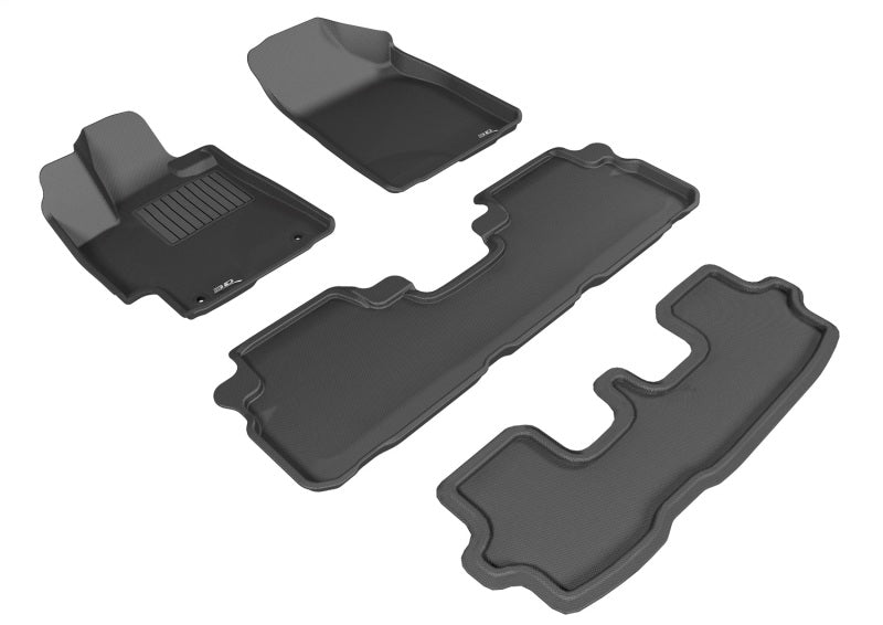 3D MAXpider 08-13 Toyota Highlander (Gas Only) Kagu Black Full Set