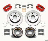 Wilwood Dynapro Lug Mount P/S Park Brake Kit Red Small Ford 2.36in Off Bronco 5 x 5.50