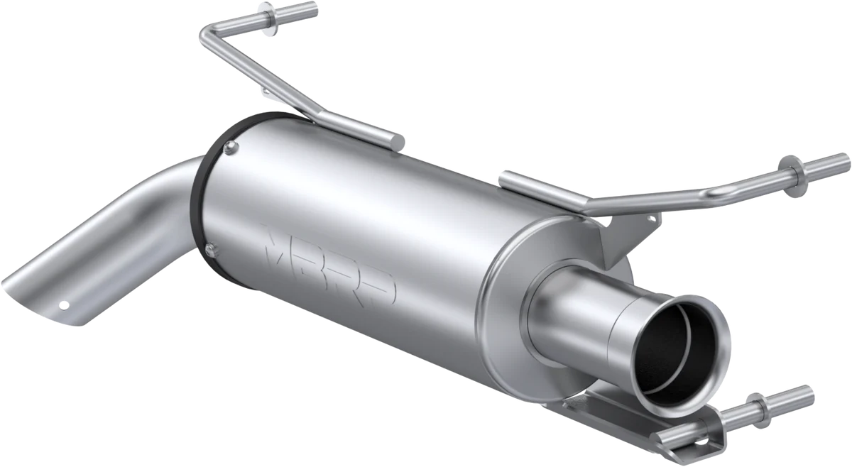 MBRP Single Slip-on System w/ 5" Performance Muffler Chrome (AT-9536PT)