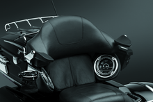 Load image into Gallery viewer, Kuryakyn Stealth Passenger Armrests 97-13 Touring Models Chrome