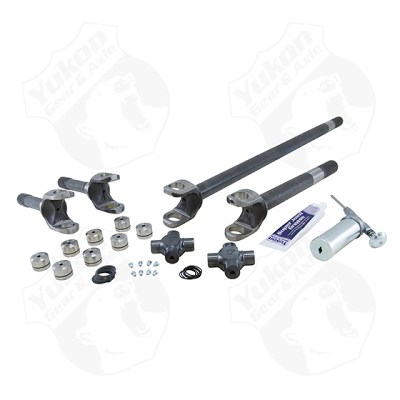 Yukon Gear Front 4340 Chrome-Moly Replacement Axle Kit For 80-92 Wagoneer / Dana 44