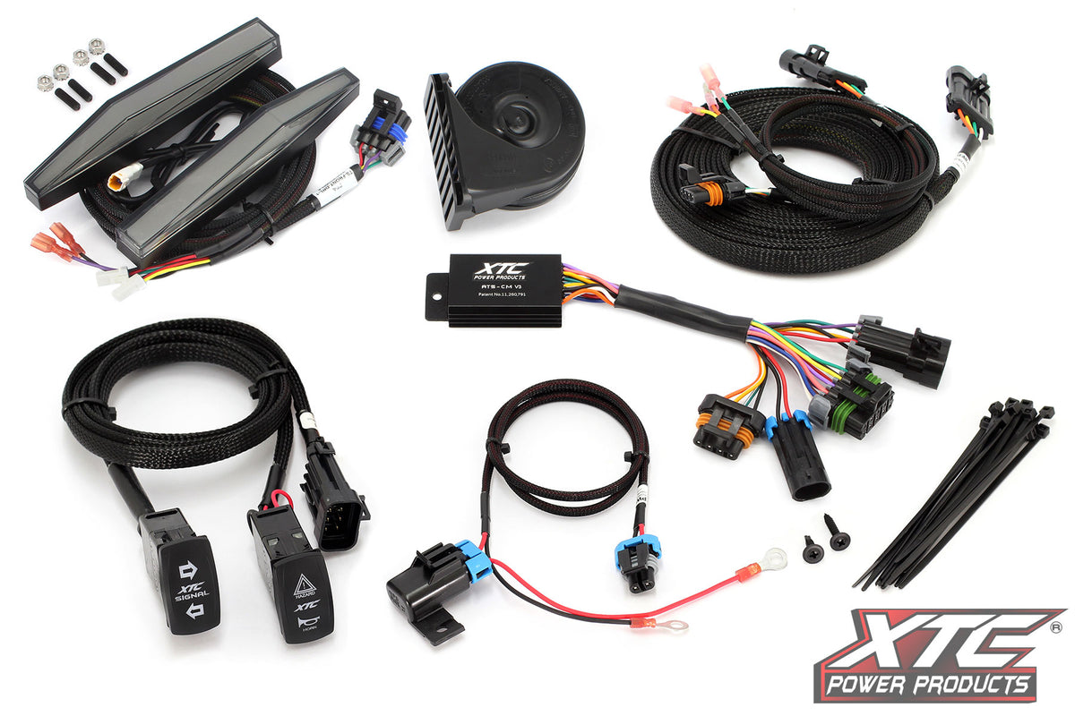 XTC Power Products Auto Turn Signal KIT w/ Horn and Front DRL Lights CAN (ATS-UNI-I-DRL)