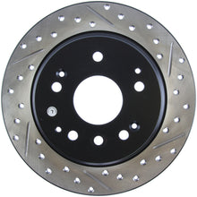 Cargar imagen en el visor de la galería, Rotor trasero izquierdo ranurado y perforado para Acura TL 04-08 / Honda Element 03-09 StopTech