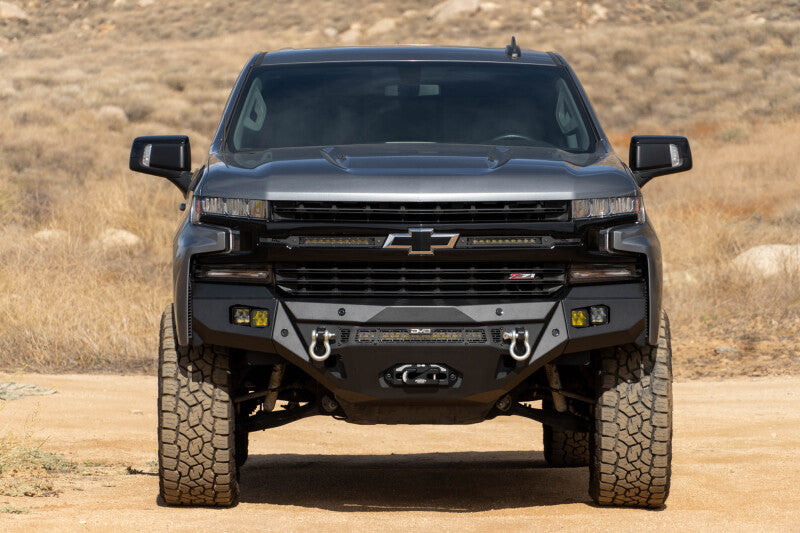 DV8 Offroad SPEC Series Front Bumper — Fits 2019-2021 Chevrolet Silverado 1500