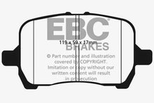 Cargar imagen en el visor de la galería, EBC 04-06 Chevrolet Cobalt 2.0 Supercharged Ultimax2 Front Brake Pads