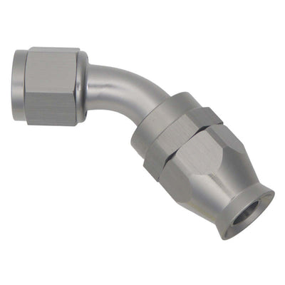 DeatschWerks 10AN Female Swivel 45-Degree PTFE Hose End Fitting (Incl. 1 Olive Insert)