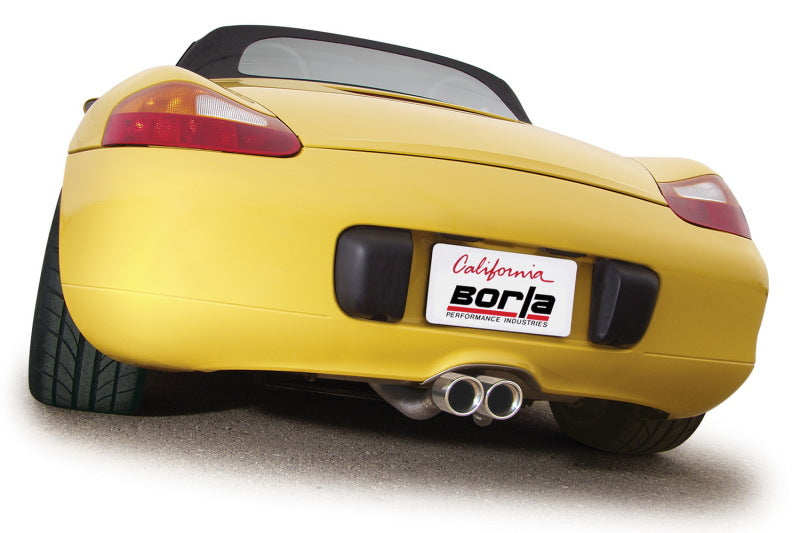 Escape Catback Borla 00-04 Porsche Boxster 3.2L 6cyl MT SS