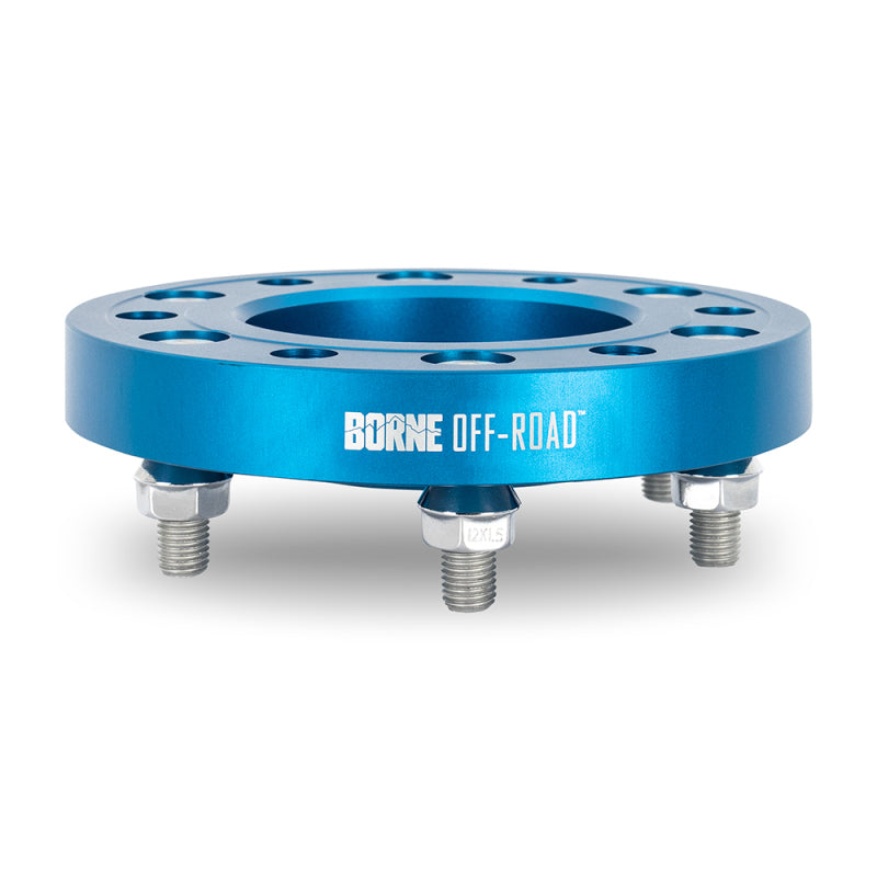 Mishimoto Borne Off-Road Wheel Spacers - 6x139.7 - 78.1 - 50mm - M14x1.5 - Blue