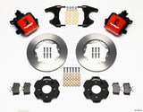 Wilwood Combination Parking Brake Rear Kit 11.00in Red Civic / Integra Drum 2.46 Hub Offset