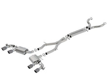 Cargar imagen en el visor de la galería, Borla 17-18 Chevrolet Camaro ZL1 6.2L V8 Atak Catback Exhaust w/ Dual Mode Valves CF Black Anod