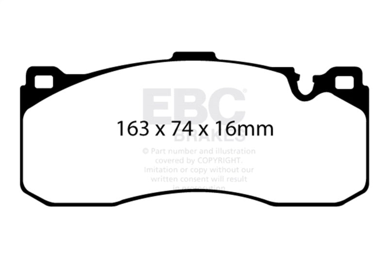 EBC 08-10 BMW 135 3.0 Twin Turbo Greenstuff Front Brake Pads