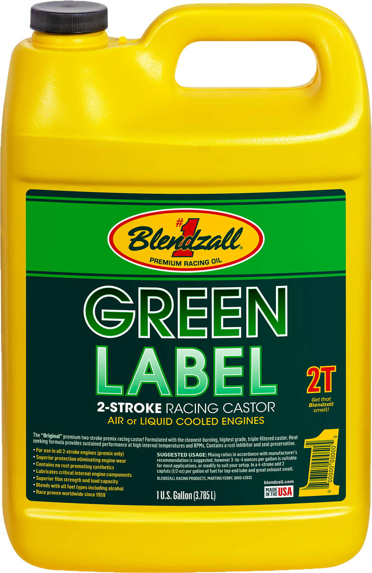 Blendzall Racing Castor 2T 1GAL (F-460G)