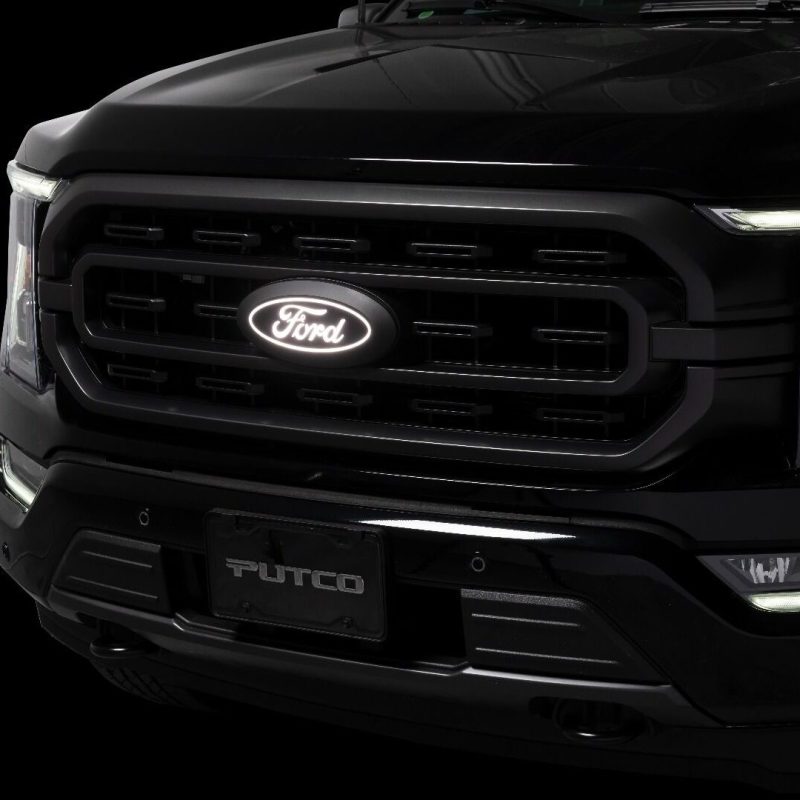 Emblemas de rejilla LED para el frente de Ford Super Duty de Putco 23-24 Luminix