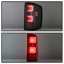 Cargar imagen en el visor de la galería, Spyder Chevy 1500 14-16 Light Bar LED Tail Lights All Blk ALT-YD-CS14-LBLED-BKV2