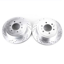 Cargar imagen en el visor de la galería, Power Stop 04-11 Ford F-150 Rear Evolution Drilled &amp; Slotted Rotors - Pair