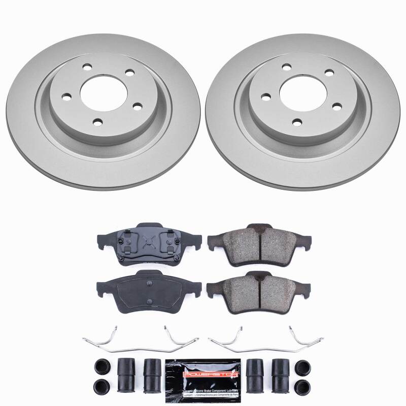 Power Stop 06-07 Mazda 5 Rear Z23 Coated Brake Kit