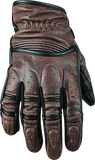 Guantes de cuero de color marrón, medianos, de Speed ​​and Strength Rust and Redemption