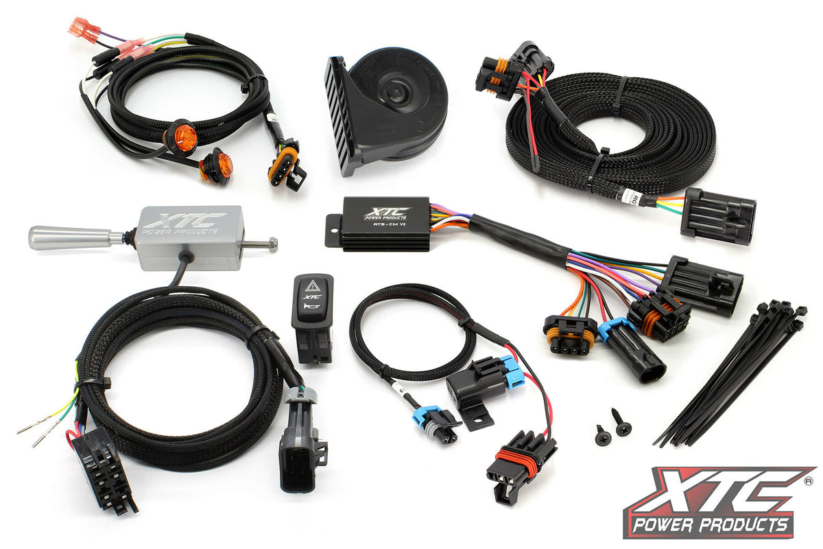 XTC Power Products ATS KIT w/Billet Column Lever (ATS-L-POL-RBU)