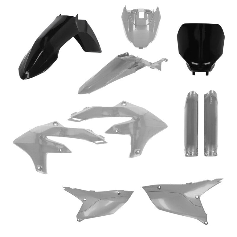 Acerbis 2024 Yamaha YZ250F/ 23+ YX450F/FX Full Plastic Kit w/Tank Cvr - Black/Gray