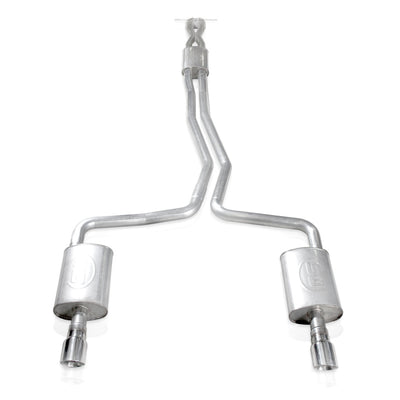 Stainless Works 2.5in Chambered Catback Exhaust System — Fits 2010-2018 Ford Taurus SHO