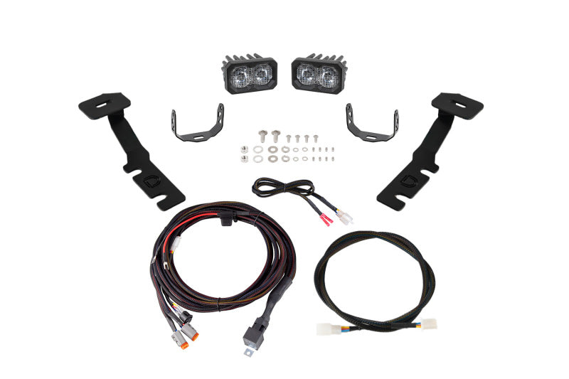 Diode Dynamics 19-25 Toyota RAV4 C2 2.0 LED Ditch Light Kit - Pro White Combo/Driving