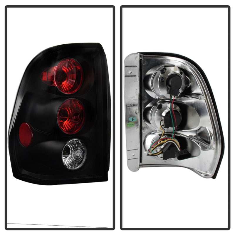 Luces traseras de estilo europeo Spyder Chevy TrailBlazer 02-09, color negro ALT-YD-CTB02-BK