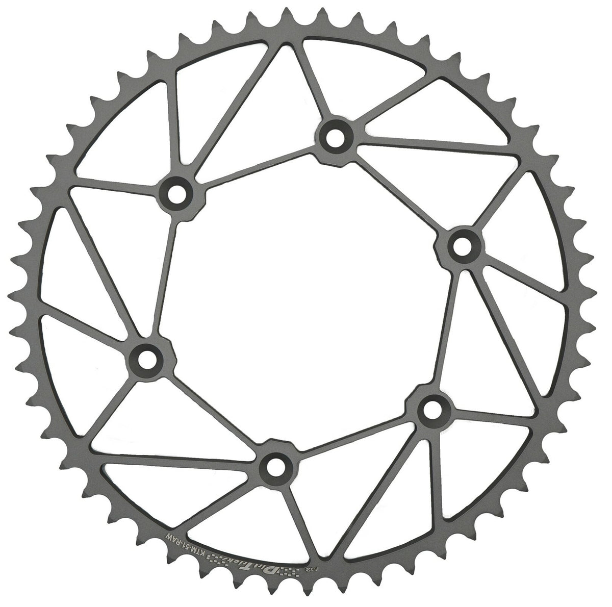 Dirt Tricks Rear Sprocket Chromoly 49T-520 RAW K/G/H/S/T (KTM-49-RAW)