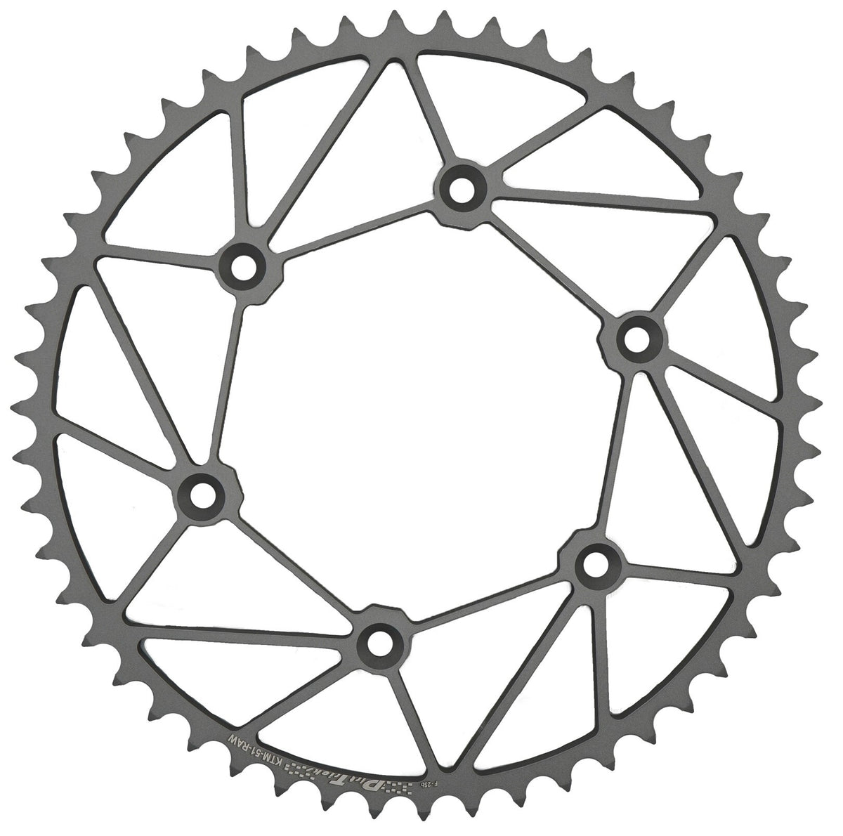 Dirt Tricks Rear Sprocket Chromoly STL/ZIR 51T-520 Chromatic KTM/Husq (KTM-51-Z-C)