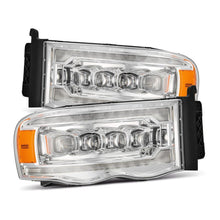 Cargar imagen en el visor de la galería, AlphaRex 02-05 Dodge Ram 1500 NOVA LED Proj Headlights Plank Style Chrome w/Activ Light/Seq Signal