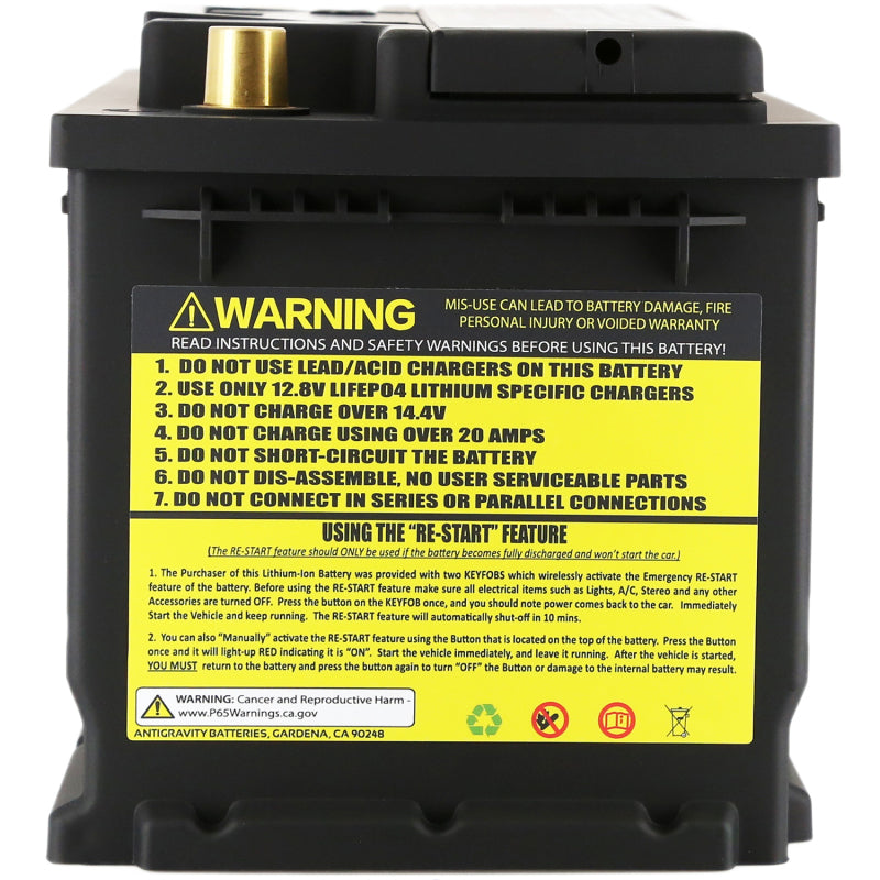 Antigravity H7/Group 94R Lithium Car Battery w/Re-Start