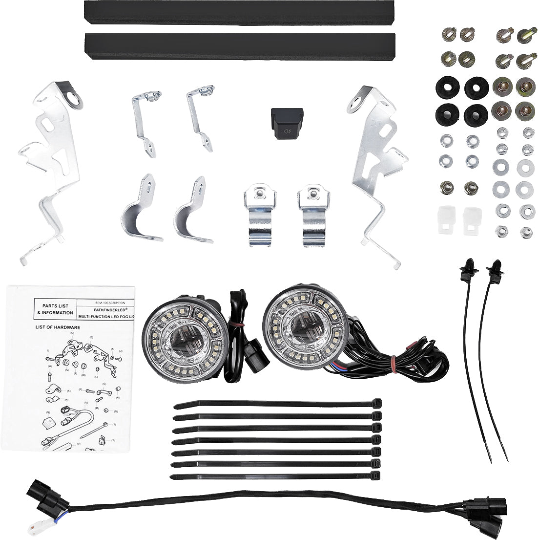 Pathfinder LED FOG Light KIT MULTIFUNCTION+DRL HON (G18MFS)