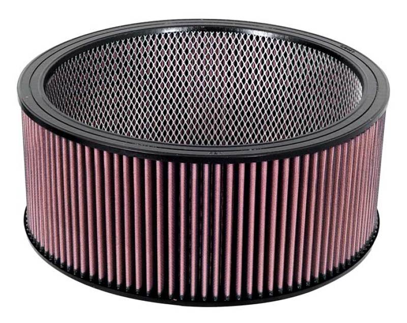 K&N Custom High-Flow Air Filter — 14in OD / 12in ID / 6in Height