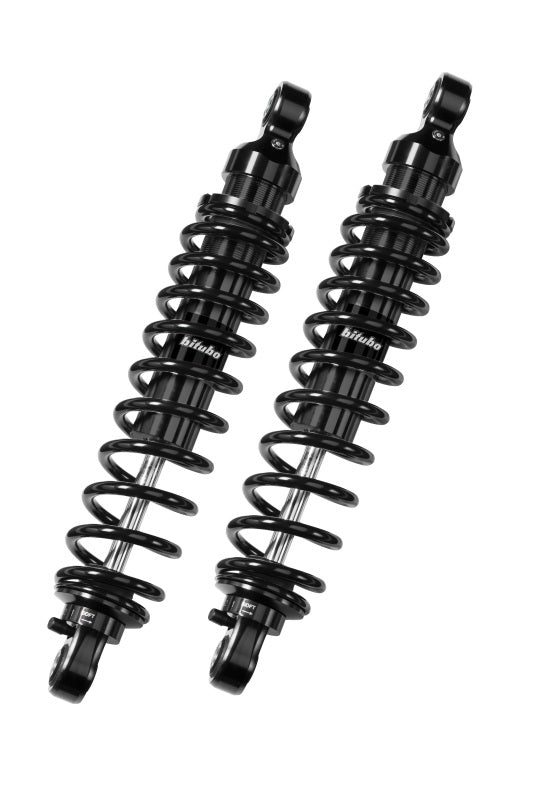 Bitubo WME0 Twinshocks Adjustable: Spring Preload, Rebound, Length 326mm, Dark Edition (HD054WME02V2)