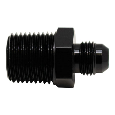 DeatschWerks 6AN Male Flare to 1/2in Male NPT Adapter - Matte Black