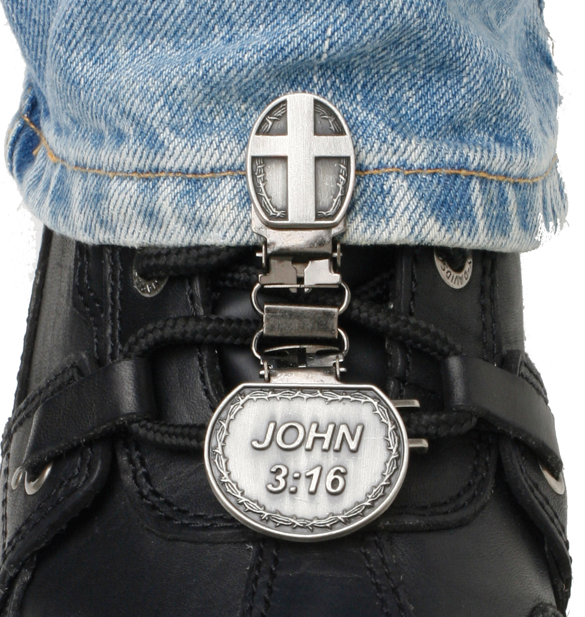 Ryder Clips Clips for Laced Boots John 3:16 (CNL-FC)