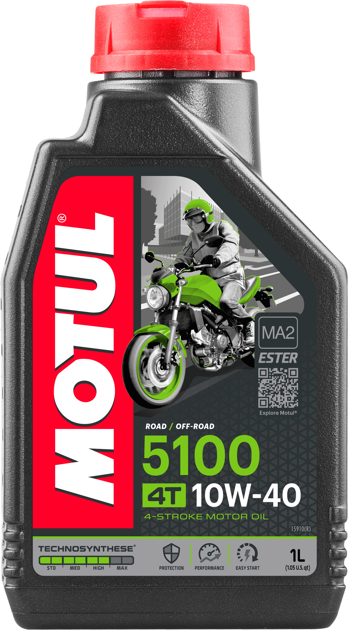 Motul 5100 Ester/SYN Engine OIL 10W40 1L 12/Case (104066)