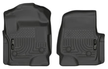 Cargar imagen en el visor de la galería, Revestimientos para piso Husky Liners 17 Ford F-250 Super Duty SuperCab WeatherBeater de color negro