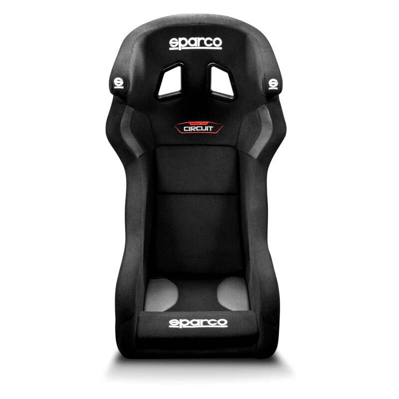 Sparco Circuit II Carbon QRT Racing Seat — Black