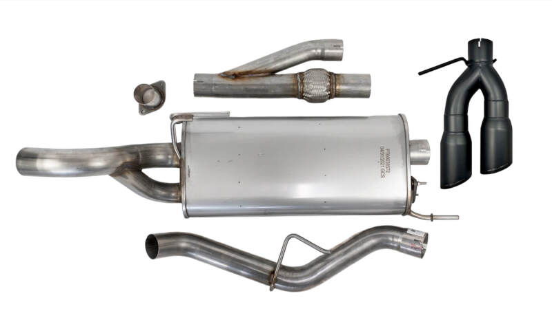 Roush Side Exit Cat-Back Active Ready Exhaust w/ Black Tips — Fits 2021-2024 Ford F-150 5.0L V8
